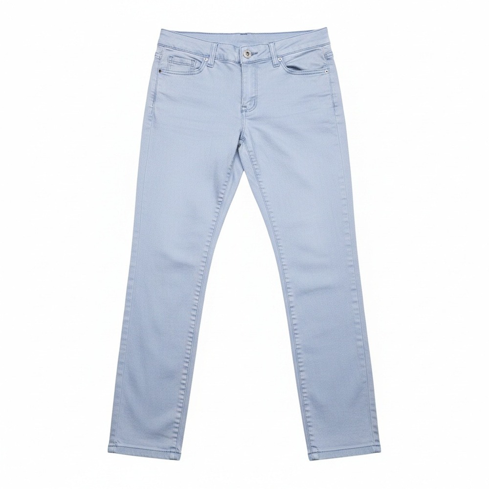 Jones New York Women's Size 6 Pastel Blue Skinny Jeans Stretch Denim‎ Pants
